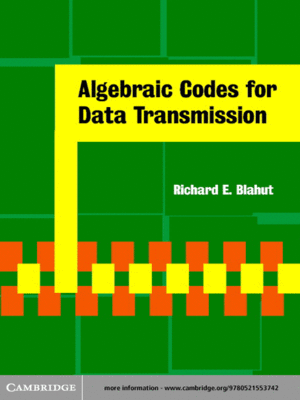 cover image of Algebraic Codes for Data Transmission